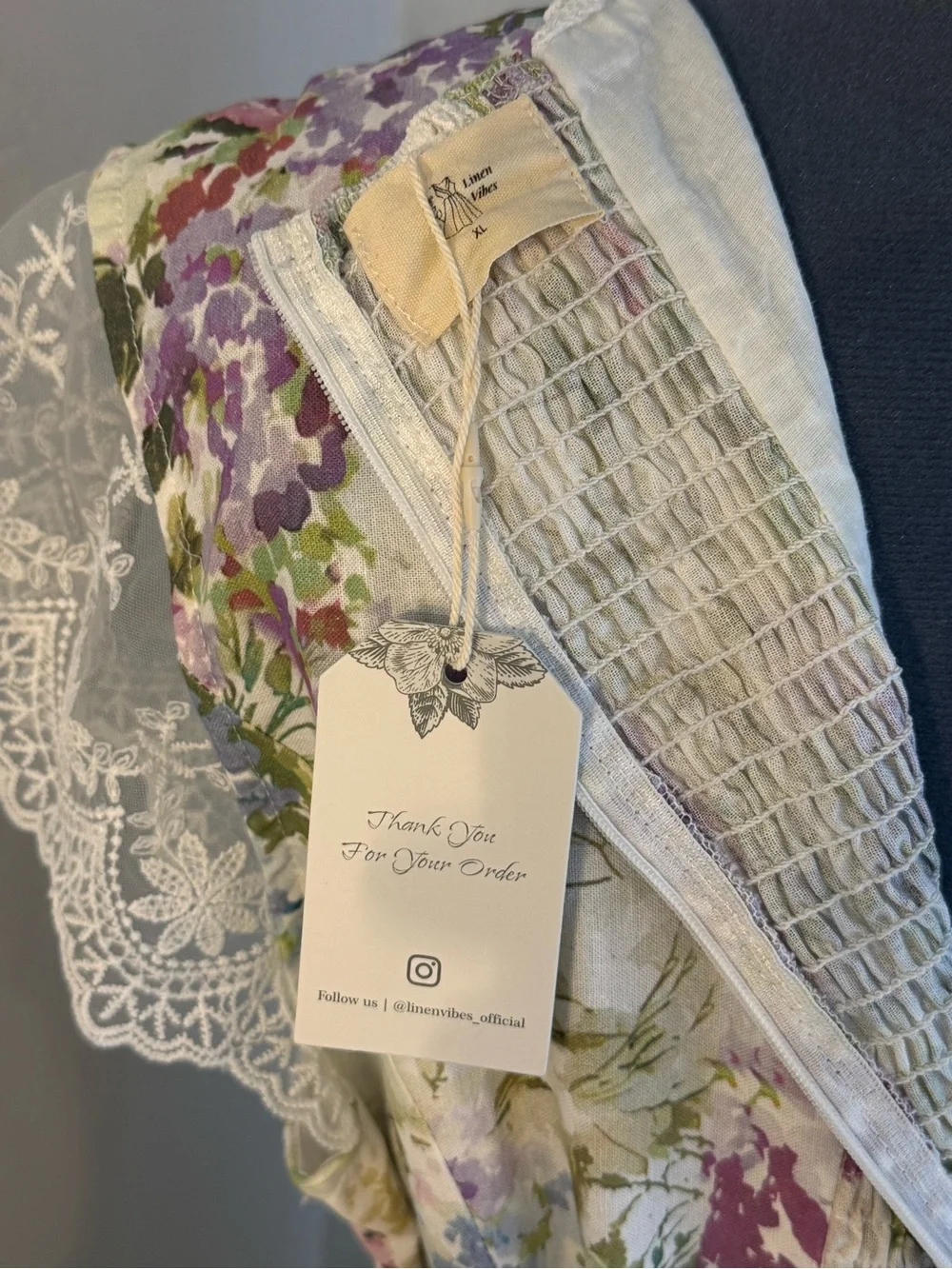Floral Lace V-Neck Maxi Dress in White and Pastel Floral #260
